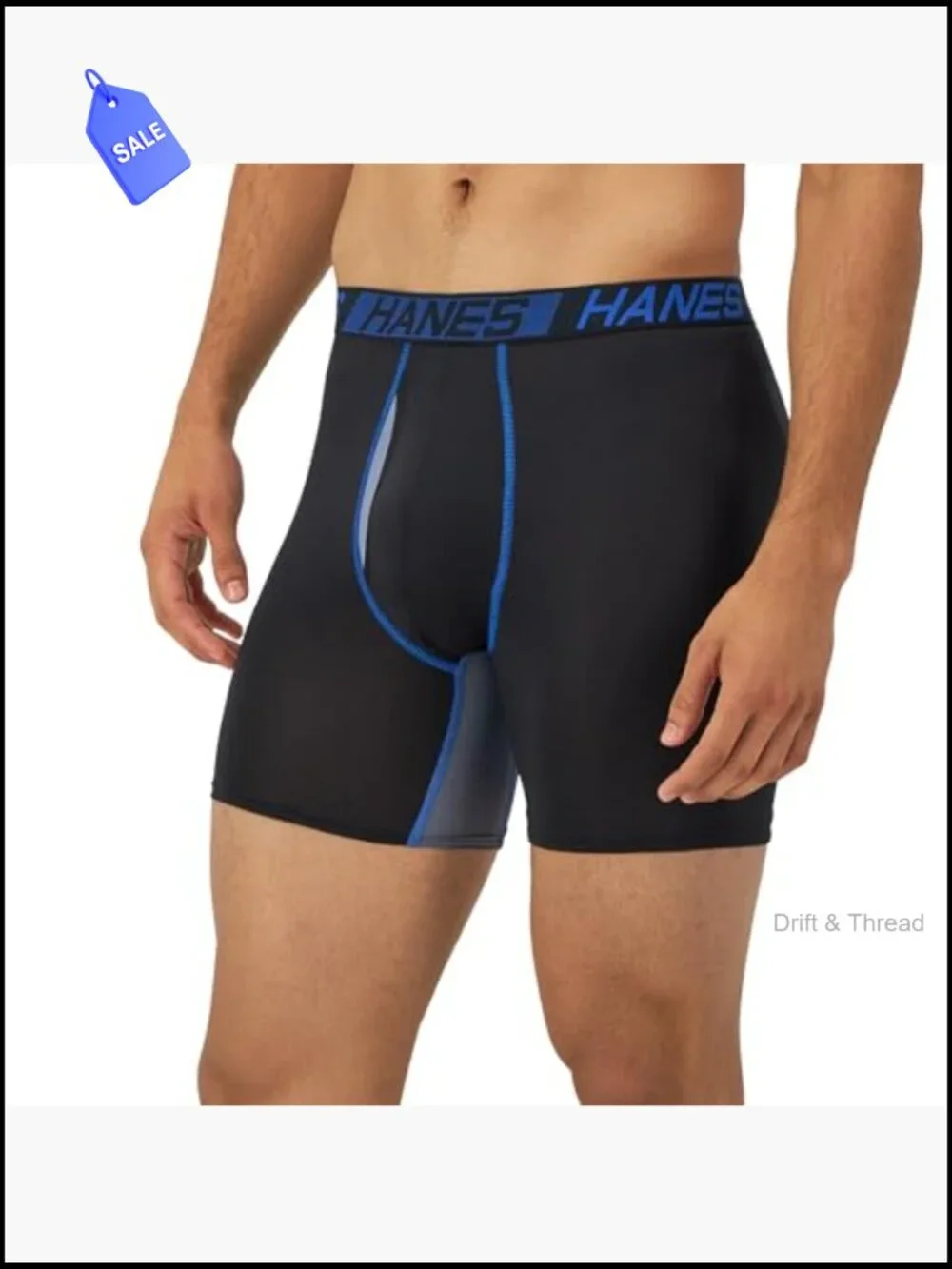 Men's Boxer Briefs 3-Pack Total Support Pouch Anti-Chafe